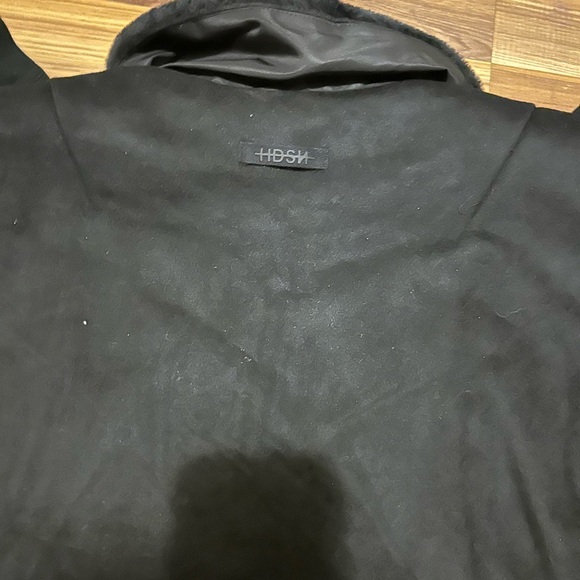 Hudson Jeans Black Bomber Jacket - Picture 5 of 9